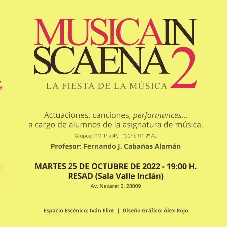 Lee más sobre el artículo MÚSICA IN SCAENA 2
